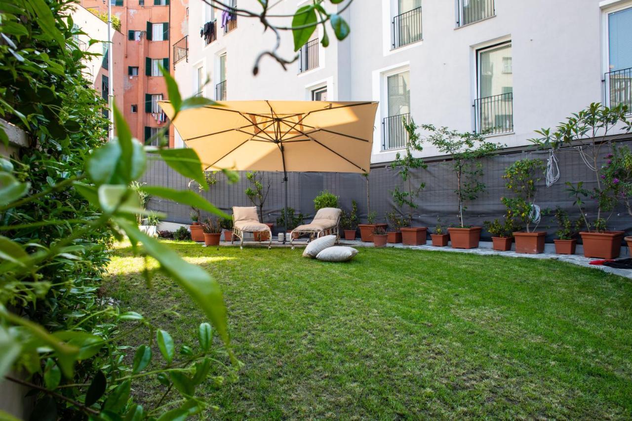 Giardino In Centro Storico -Appartamento Con Giardino, Genova Centro Storico, Acquario Kültér fotó