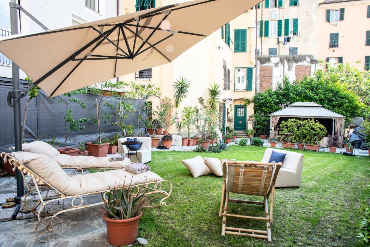 Giardino In Centro Storico -Appartamento Con Giardino, Genova Centro Storico, Acquario Kültér fotó